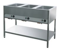 Picture of Bain Marie Station, 3x Becken für 1/1 GN, 1200x600x900 mm