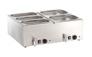 Picture of Bainmarie mit Ablasshahn, 660x540x220 mm,