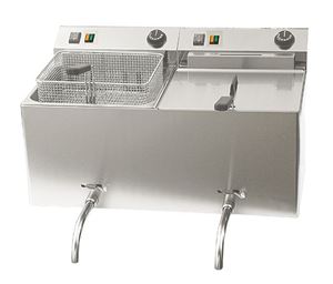 Picture of Elektro-Friteuse 720x420x370 mm, 2 x 8,1 kW, 400 V / 3 N /