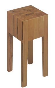 Bild von Hackklotz aus gezargtem Holz