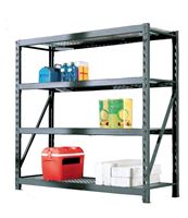 Bild von Industrie-Regal, 1953x610x1820 mm, schwarz, Pulver be-