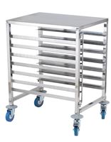 Bild von Transportwagen für 7 Tabletts kein GN Maß, 470x620915mm,