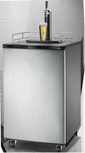 Picture of Bierkühler 843x541x676mm, 170 Liter, Edelstahltür,