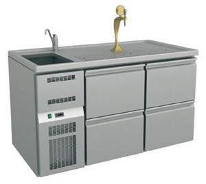 Picture of Ausschanktheke 1565x700x900 mm, Umluftkühlung, 500 W,