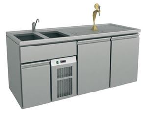 Picture of Ausschanktheke 1965x700x900 mm, Umluftkühlung,