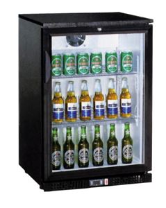 Picture of Flaschenkühler, 138 Liter, 600x520x900mm, Glastür, SCHWARZ