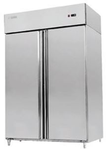 Afbeelding van Kühlschrank 1200x740x1950mm, 900L, Umluftkühlung, Edelstahl,