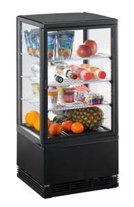 Bild von Kalte Theke 427 x 383 x 872 mm, 70 Liter, 138 Watt, SCHWARZ