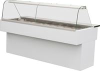 Bild von Kühltheke mit gebogener Scheibe, 1700x810x1180 mm, 230V,