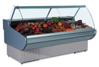 Bild von Kühltheke mit gebogener Scheibe, 2000x1145x1200mm, 220 kg,