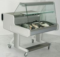 Picture of Fischtheke fahrbar, 1074x1114x1105 mm, mit Beleuchtung