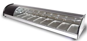 Bild von Sushi Theken, 1140x395x305mm, Schiebetüren an der Rückseite,