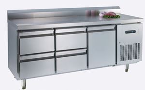 Afbeelding van Kühltisch mit Aufkantung 1800x600x900mm