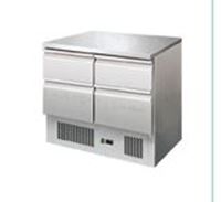 Bild von Kühltisch, 900x700x850mm, 4 Schubladen 4x 1/1 GN,