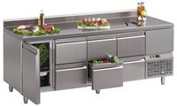 Bild von Umluftkühltisch 2190x700x850 mm, 550 Liter,