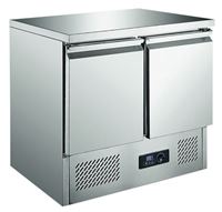 Immagine di Kühltisch 900x698x850mm, 2 Türen, Temp.: 0 bis +10°C,