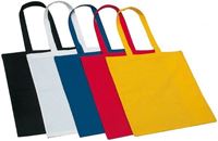 Bild von Baumwolltasche "Colorful Long", blau