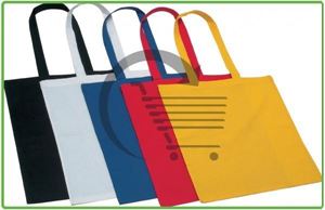 Picture of Baumwolltasche "Colorful Long", gelb