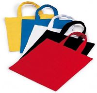 Bild von Baumwolltasche weiß, Kurzhenkel