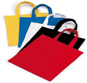 Bild von Baumwolltasche weiß, Kurzhenkel