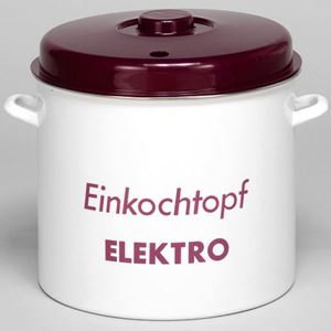 Bild von EinkochtopfEINKOCHER EMAILL E MIT DECKEL   ER35P