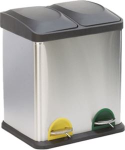 Obrazek TretabfalleimerHSP TRETEIMER ES +KU.DE. 2X15L 100488
