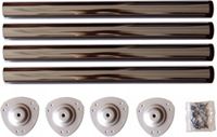 Obrazek Tischbeine ChrompoliertTISCHBEIN-SET 71 0MM  CHROM      3598