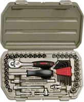 Obrazek Steckschlüsselgarnitur 6,35 mm (1/4)STECKSCHL-SATZ 1/4  45-TLG. CTK45EU