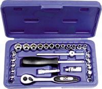 Obrazek Steckschlüsselgarnitur 6,35 mm (1/4)STECKSCHL-SATZ 1/4        29-T 9514