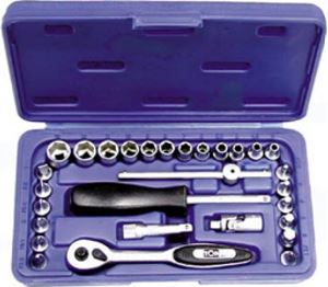 Obrazek Steckschlüsselgarnitur 6,35 mm (1/4)STECKSCHL-SATZ 1/4        29-T 9514