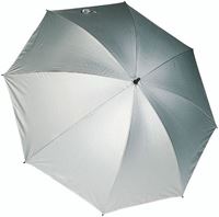 Bild von Golfschirm "Soft", silber/blau