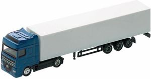 Bild von Container-Truck "Actros", blau