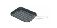 Bild von emaillierte Grillpfanne  33 x 25 cm