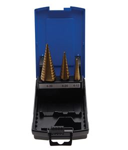 Obrazek Stufenbohrer-Set, titannitriert, 4-30 mm