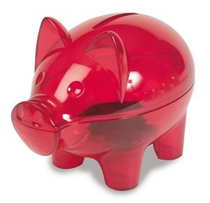 Bild von Sparschwein "Piggy XL", rot