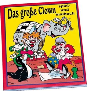 Obrazek Spiel und Malbuch "Clown