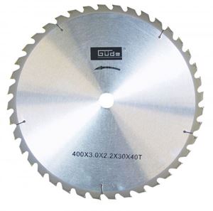 Изображение Hartmetallsägeblatt 400 mm für Artk. 01841 GWS 400 Güde Gd_01839