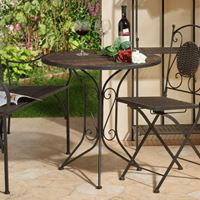 Obrazek TischTISCH      70CM SCHWARZ/BRAUN023357C