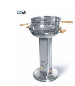 Bild von Edelstahlsäulengrill Bavaria ACTIVA