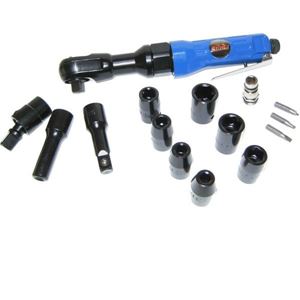 Bild von Druckluft Ratschenset 1,27 cm (1/2 Zoll) 16 tlg