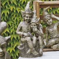 Obrazek TrollpärchenTROLLPäRCHEN50CM A BAUMSTAMM    08184