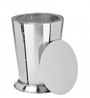 Bild von Design Edelstahlgrillfass 52 x 69,5 x 52 cm ACTIVA