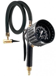 Изображение PRO-G H, geeicht - Profi-Reifenfüllmessgerät mit Hebelstecker und Doppelskala-Manometer