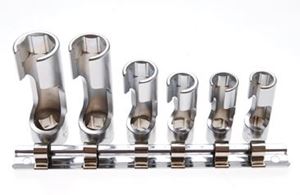 Afbeelding van Spezial-Steckschlüssel-Einstze, 3/8, geschlitzt, 7-tlg.