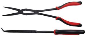 Bild von Doppelgelenk-Zange mit abgewinkelter Spitze