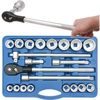 Obrazek Steckschlüsselsatz 3/4, in Zoll, 21-tlg.