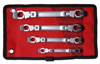 Bild von Bremsleitungsschlüssel-Set mit Ratschenfunktion, 4-tlg.