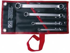 Bild von Doppel-Ringschlüsselsatz für E-Profil-Auáenschrauben, E6xE8-E20xE24, 4-tlg.