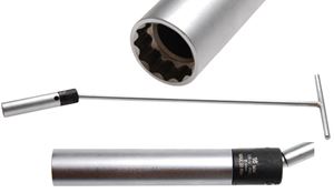 Изображение Gelenk-Zündkerzenschlüssel mit Drehmomentbegrenzung 23 NM, 550 mm lang, 16 mm