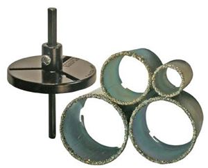 Bild von Fliesenlochbohrsatz, 6-tlg., 33-73 mm